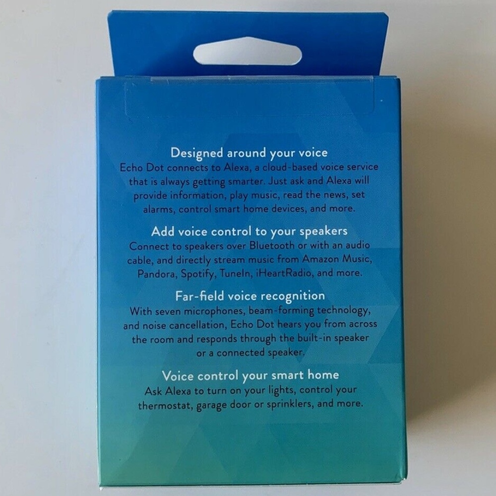 Amazon White Echo Dot 2nd Generation Alexa Smart Home Voice Controlled Speaker - Picture 6 of 8